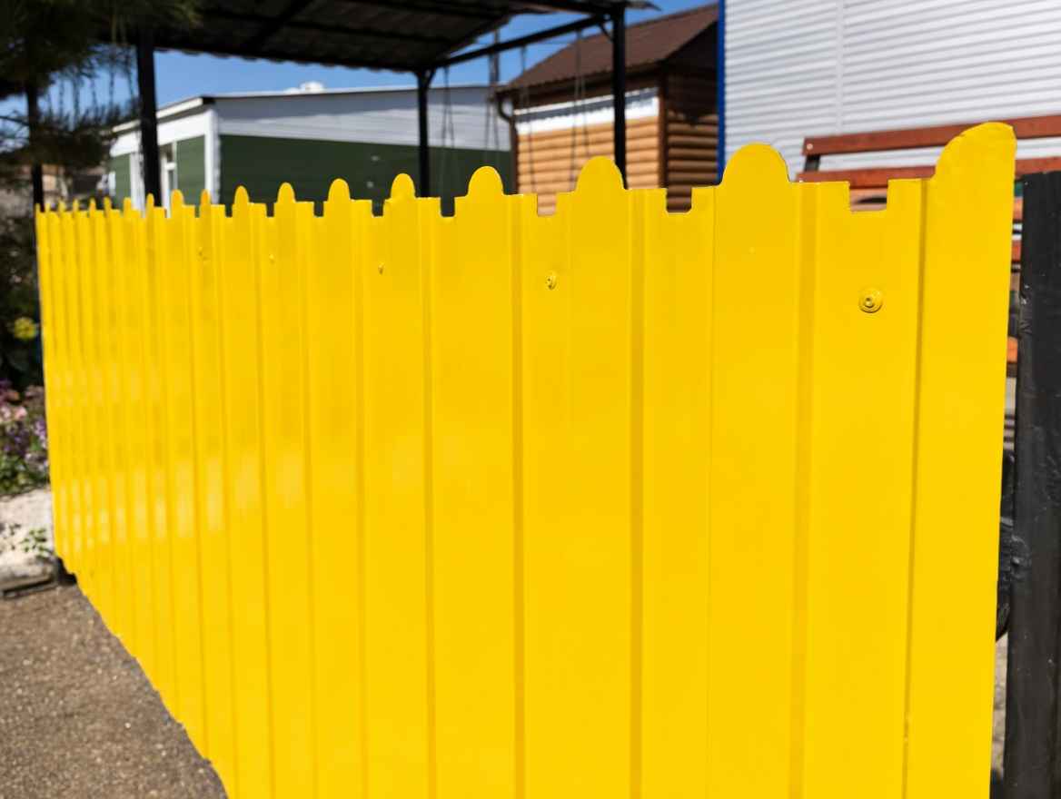 Профнастил С8 с фигурным резом — объект 3